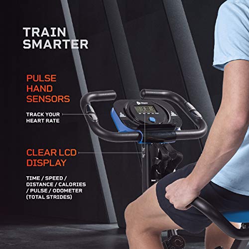 LifePro 3 in 1 Foldable Stationary Bike with Arm workout, Heartrate