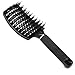 Boar Bristle Hair Brush-Curved and Vented Detangling Hair Brush INNOLV Nano Thermal Ceramic&Ionic Brush for Women Long, Thick, Thin, Curly & Tangled Hair