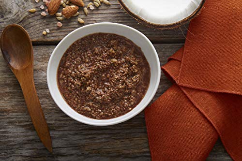 Granola Bakery - Chocolate Chia Keto Instant Hot Cereal - 11.3Oz Bag - 1g Net Carb - High Fiber Oatmeal Alternative, Gluten Free, Grain Free, Healthy Diabetic Friendly, Low Carb Breakfast
