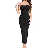 LIRASDIS Strapless Shapewear Slip for Under Dresses Full Slip Dress for Women Tummy Control Seamless Body Shaperwear dress