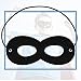 AIMIKE Superhero Masks, Kids Party Dress Up Masks, 12Pcs Black with 100 Superhero Stickers