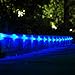 WONFAST 100 LEDs Solar Rope String Lights, Waterproof 39ft/12M Copper Wire Outdoor Tube Fairy String Lights for Christmas Garden Yard Path Fence Tree Backyard (Blue)