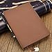 Leather Notebook,izBuy Classic Vintage Notebook Diary Medium Size for Men/women 240 Lined Beige Pages-Mediterranean Style 0.5mm Smooth Gel Pen Included,Darkbrown(58-25)
