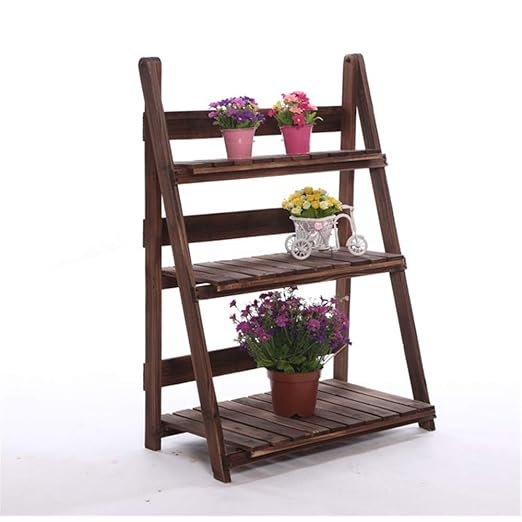 Gimitunus-PD Soporte de exhibición de la Planta, Escalera Plegable ...