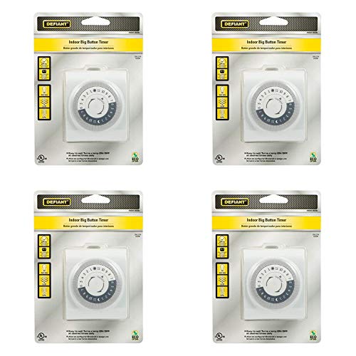 Defiant 15-Amp 24-Hour Plug-In Mechanical Big Button Timer