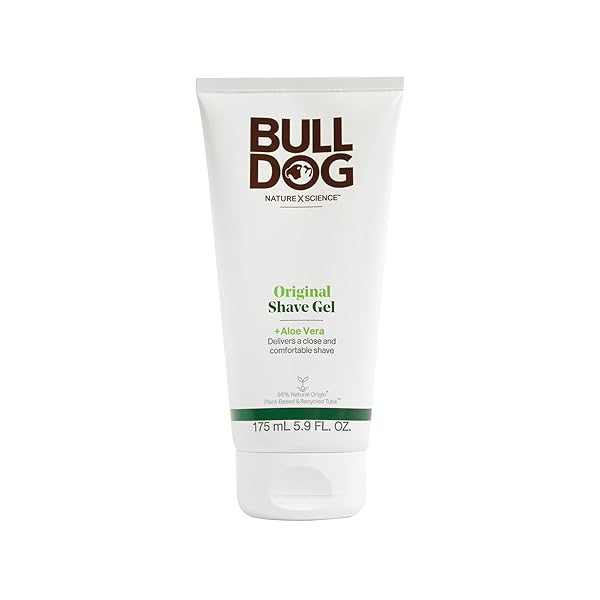 BULLDOG MENS SKINCARE AND GROOMING ORIGINAL SHAVE GEL, 5.9 OUNCE
