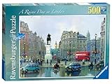 A Rainy Day In London - 500 Piece Jigsaw