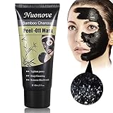 Charcoal Peel Off Mask, Peel Off Mask, Blackhead Remover Mask , Deep Purifying Blackhead Mask, Activated Charcoal Deep Pore Cleansing Mask for Face Nose Acne Treatment Oil Control