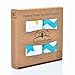 Set of 2 Premium Muslin Swaddle Baby Blankets by LococoBaby-100% Organic Cotton-Nursery Receiving Sleeping Infant Newborn Wrap-Crib & Stroller Bedding-Shower Gift for Boys & Girls-Chevron & Stars