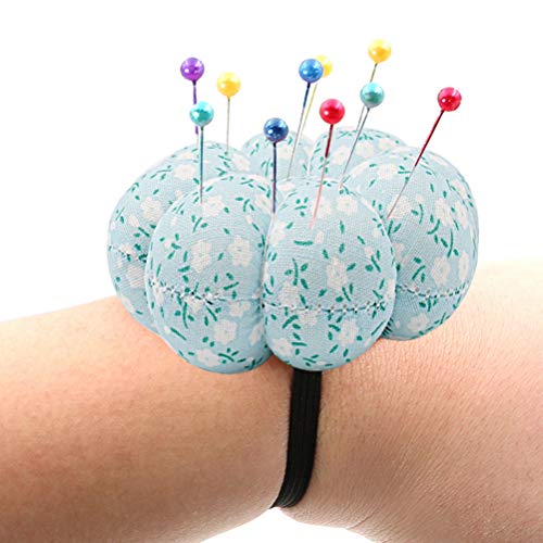 Wrist Pins Cushions Sewing Needle Pincushions Holder with Elastic Band