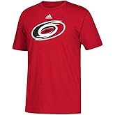 adidas Carolina Hurricanes NHL Primary Logo Men's Red Short Sleeve T-Shirt
