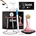 Wine Decanter With Aerator Set - Red Wine Carafe with Built in Wine Aerator, Drying Stand - Crystal Glass Wine Decanter - Fast Decanting Wine Accessories…