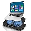 Tendak Laptop Cooling Pad, Laptop Cooler Cooling Pad, Laptop Cooling Bracket, with Two Turbo Fans, 2 USB Ports, 5…