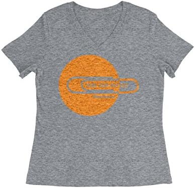 MacGyver Think Your Way Out T-Shirt Womens V-Neck Tee Athletic heather L