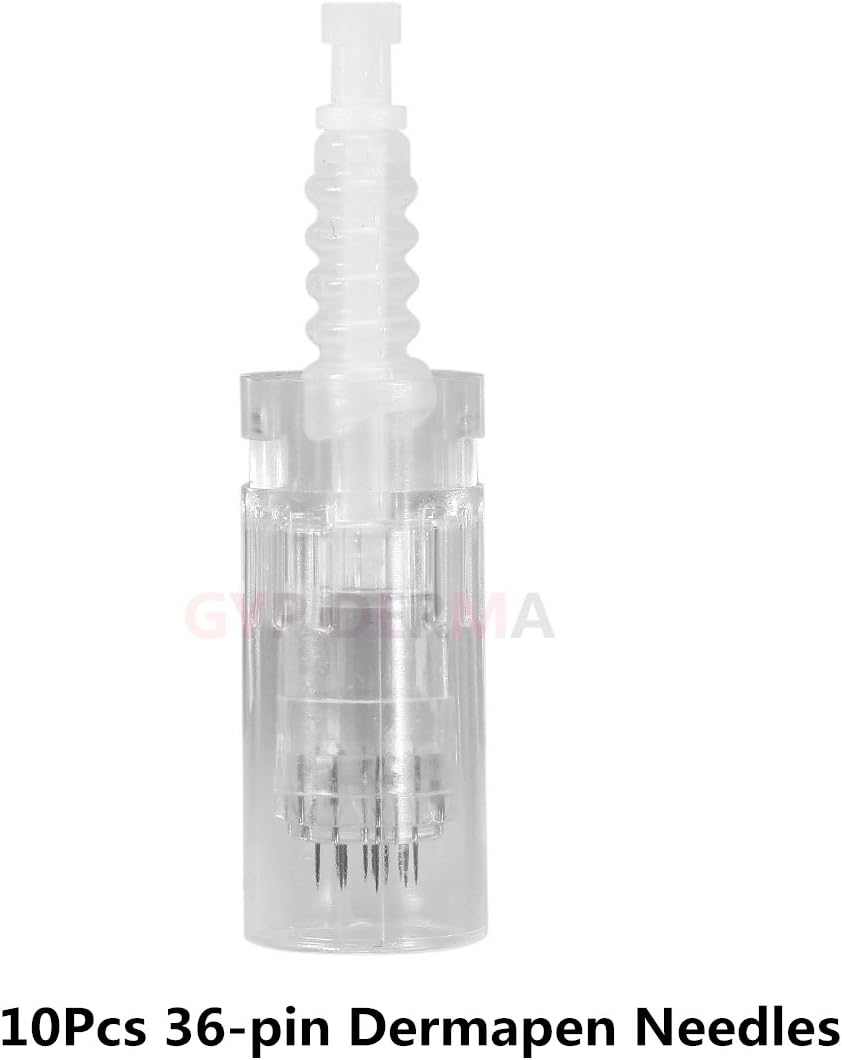 Gyp 10pcs Replacement Adjustable 36 Needles Cartridges Bayonet for Electric Derma Pen (36 Needles)