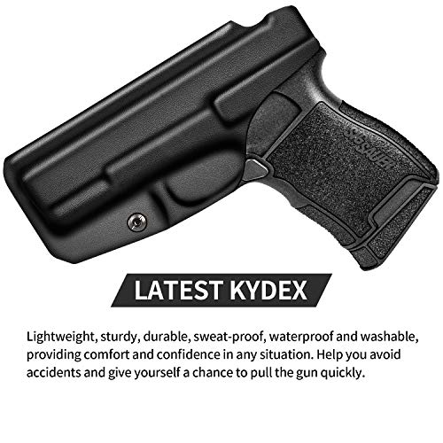 Gun & Flower Sig P365 Holsters, KYDEX IWB Holster for Sig Sauer P365