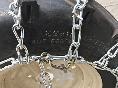 image for TireChain.com 26 X 12 X 12 V-BAR Tractor Tire Chains w/Spring Tensione