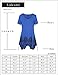 Womens Short Sleeve Printed Flow Tunic Top,Laksmi Scoop Neck Asymmetrical Hem Casual Tee Shirts,OliveGreen Large