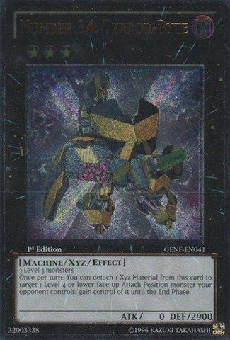 Yu-Gi-Oh! - Number 34: Terror-Byte (GENF-EN041) - Generation Force - 1st Edition - Ultimate Rare