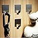 KONE Adhesive Towel Hooks Stainless Steel 4 Piecs (No Need to Put Holes)