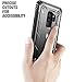 Poetic Galaxy S9 Plus Rugged Case, Revolution [360 Degree Protection] Full-Body Rugged Heavy Duty Case with [Built-in-Screen Protector] for Samsung Galaxy S9 Plus Black