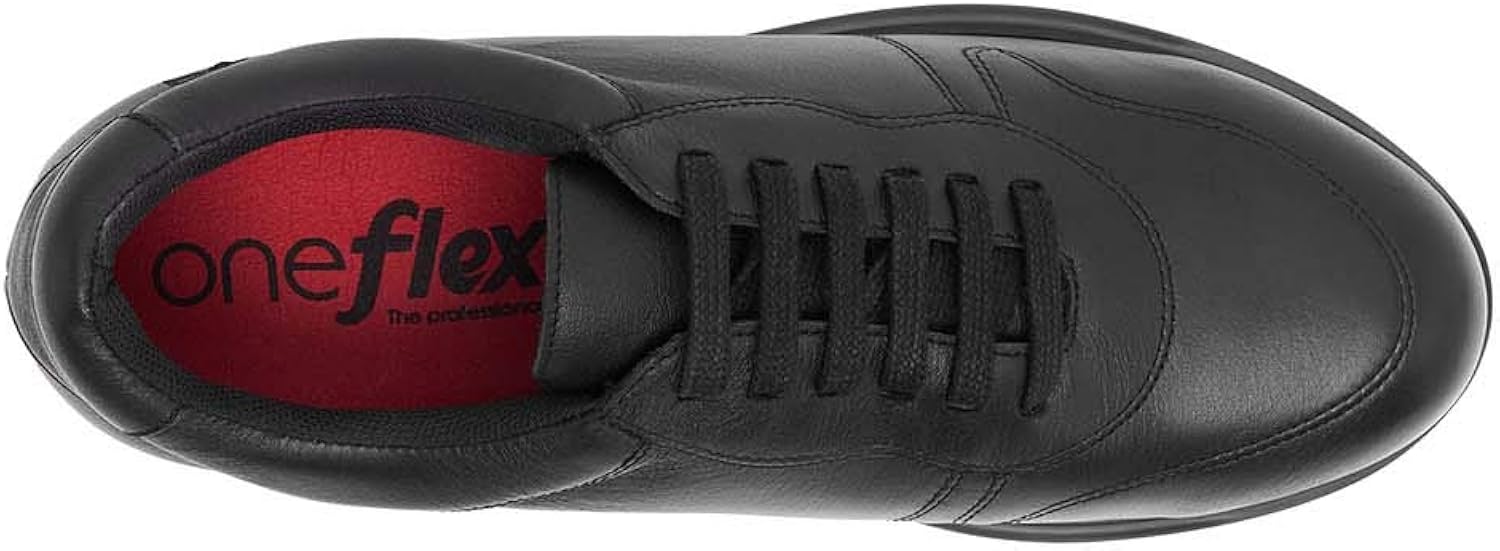 Calzado de trabajo Zapatos hostelería cómodos de Hombre Calzado de Trabajo  liviano y Antideslizante. Oneflex Gerad Negro Zapatos y complementos  pomar.com.co