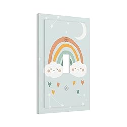 Rainbow Smile Cloud 1 Gang Light Switch Plate Cover