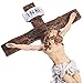 Juvale Crucifix Wall Cross - Jesus Cross Catholic Cross Crucifix Wall Decor- Christ Cross Jesus Resin Jesus Wall Hanging Decor- 5.5 x 9.5 x 1.5 Inches