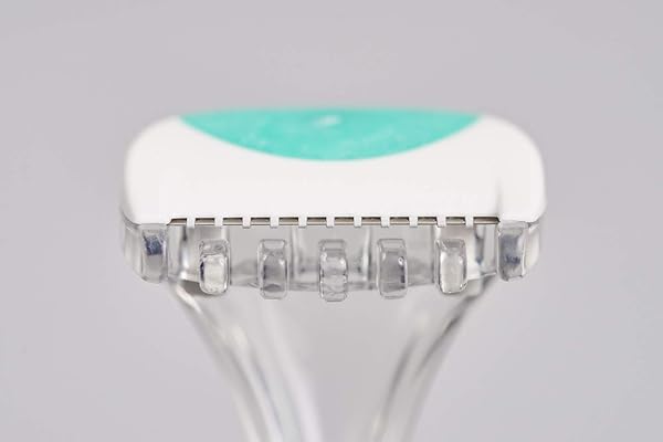 ABOUT BODY BIKINI SHAVERS – 3 GENTLE BEAUTY GROOMERS, JAPANESE STEEL RAZOR IDEAL FOR SHAVING, EXFOLIATING AND TRIMMING INTIMATE AREAS, SKIN-SOOTHING ALOE MOISTURE PAD GENTLY GLIDES ALONG SKIN