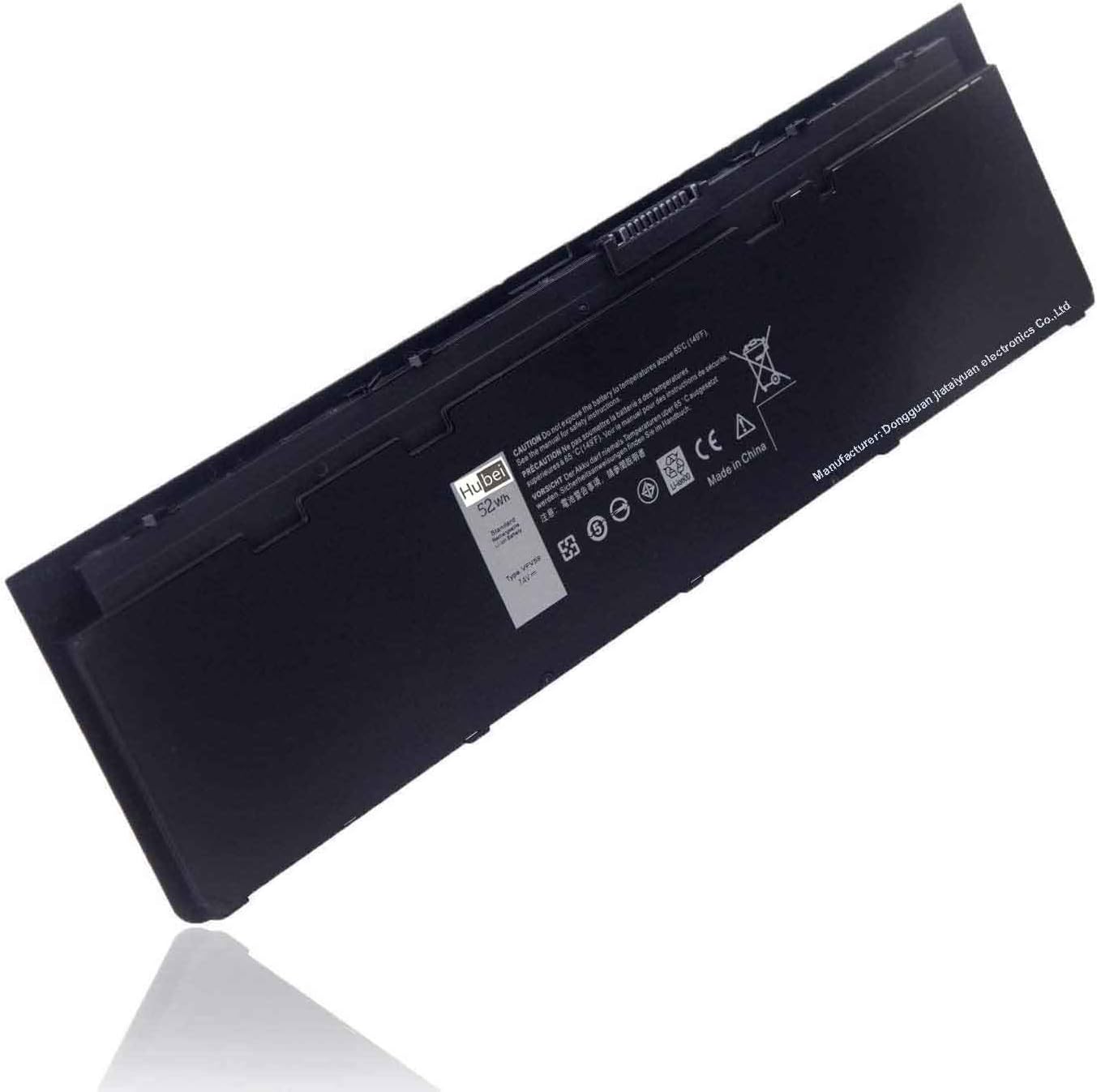 VFV59 WD52H GVD76 F3G33 HJ8KP W57CV 9C26T J31N7 NCVF0 451-BBFX 451-BBFW Laptop Battery Replacement for Dell Latitude 12 7000 E7240 E7250 Ultrabook Notebook(7.4V 52Wh) - Image 3