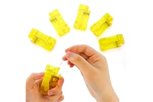 MEIYOUJU AM 5 Pcs Automatic Needle Threader Easy Needle Threader Tool Self-Thread Guide Plastic Sewing Accessories Sewing Needle Device for Hand Stitching and Sewing Machine Quick Needle Threading