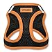 BPS Voyager - All Weather No Pull Step-in Mesh Dog Harness with Padded Vest for Puppy and Cats - Orange, Small