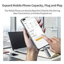 SSK 256GB Dual USB C Flash Drive, 2-in-1 Type