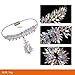 Holylove Crystal Statement Necklace Choker Chain Jewelry in Crystal Beads Gift Box-HLN0006 Crystal