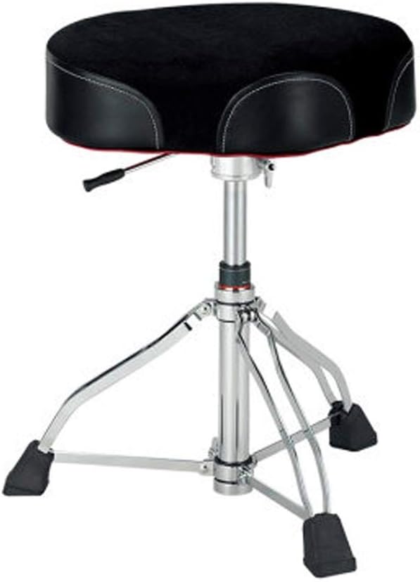DEPRQ Drum Stool Hydraulic Drum Throne Motorcycle Style Height Adjustable Drumming Stool Music Guitar Keyboard Throne Piano Chair (Color : Black, Size : 68.5cm)