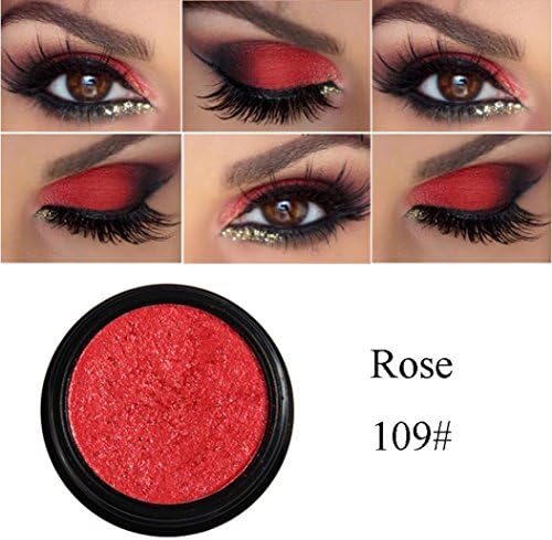 Unpara PHOERA Glitter Eyeshadow Powder Shimmer Metallic Eye Shadow Palette Cosmetic (I)