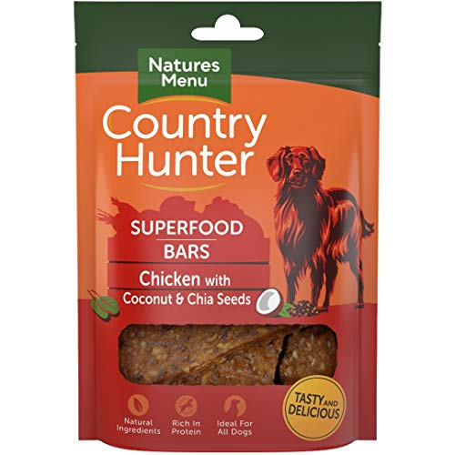 Country Hunter Natures Menu Superfood Bars Chicken with Coconut & Chia Seeds (7 x 100g)