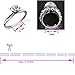 Ring Size Adjuster, Invisible Size Adjuster for Loose Rings, 4 Sizes Rings Adjuster (12 Pack)