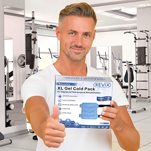 REVIX Hip Ice Pack Wrap for Bursitis Pain Relief Reusable Cold Pack for