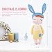 SKM Stuffed Doll Toy Bunny Girls Baby Angela Plush Doll 14 inch Soft Cuddly Kind Rabbit Doll for Baby Kids - Birthday Gifts, Kid's Sleeping Partner, MeToo X, Yellow