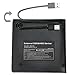 External CD Drive, MMUSC USB CD/DVD-RW Drive, Slim High Speed CD Player Burner for MacBook Air Pro/Air/iMac and Laptop Desktops Support Windows/Vista/7/8.1/10, Mac OSX (White)
