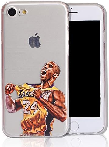 NBA Phone Case NBA Star Soft Tpu Phone Back Cover Kobe Bryant Phone Cover Coque for Iphone 7 (11)