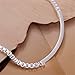 NYKKOLA New Fashion Beautiful 925 Silver Classic Hand Chian Bracelet Bangle