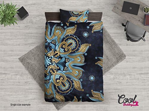 BOHOCHIC Mandala Bedding Set by Cool Bedding. 4 or 3 Pcs Indie Royale Mandala Comforter Upgrade. Duvet Cover Mandala. Bohemian Lace King Queen Full Size (Single 55"x80")
