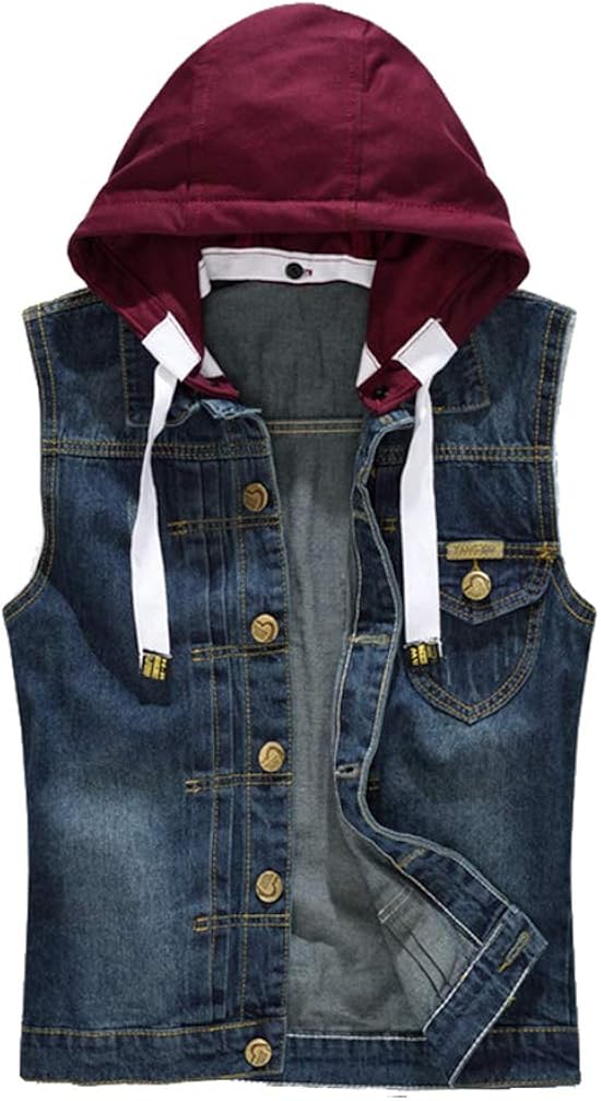 sleeveless jeans jackets for mens online