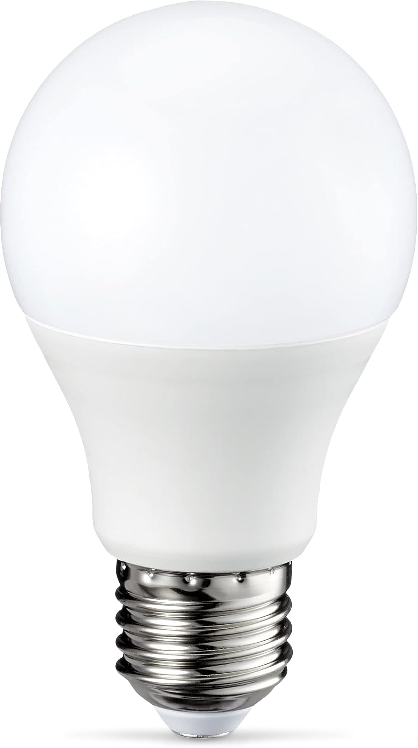 Amazon Basics LED E27 Edison Screw Bulb, 8.5W (equivalent to 60W), Warm White, Dimmable - Pack of 6, 6 Count (Pack of 1) - Image 3