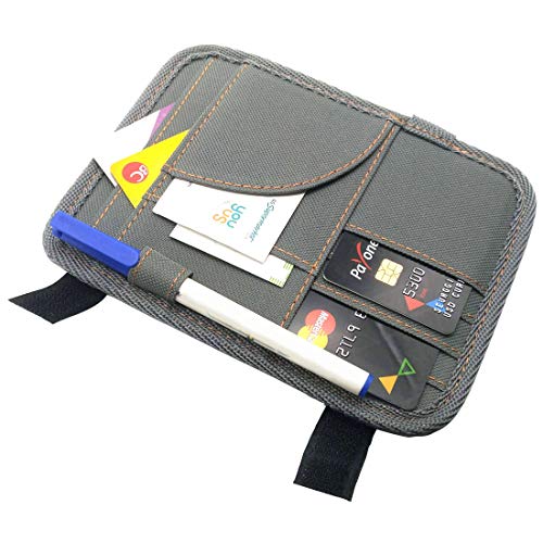 Four-level pockets Car Sun Visor Organizer Storage Bag Holder CD Case Card Pocket Pouch