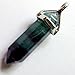 PANGEM Trademark Gemstone Six Pyramid Healing Chakra Pendant 1.6