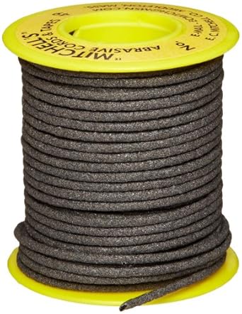 Mitchell Abrasives 49 Round Abrasive Cord, Aluminum Oxide 120 Grit .082 ...