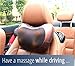 Back Massager Pampering Massage Pillow with Heat | Fits car office chair or home seat | Back Neck & Shoulder Pain Relief with Shiatsu & deep tissue kneading cushion | Self-use Massager pressure points